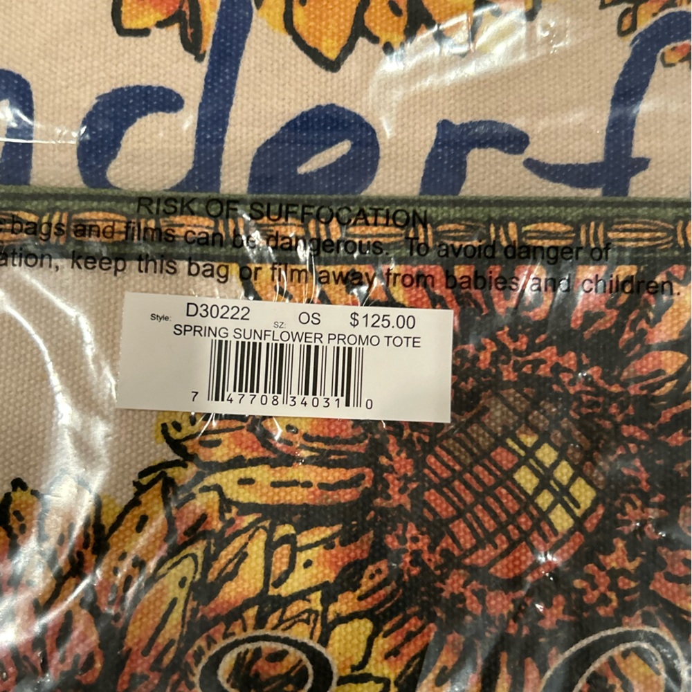 Brighton LoVe Perfect Sunflower Tote Bag “Something Wonderful is About to Happen - Picture 5 of 6